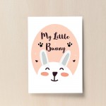 Nursery Prints Bunny Picture Nursery Decorations Girl Decor