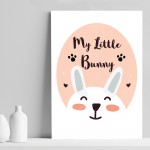 Nursery Prints Bunny Picture Nursery Decorations Girl Decor