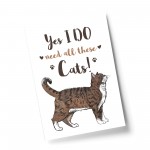 Funny Cat Print Funny Cat Sign Animal Print Home Decor Cat Gift