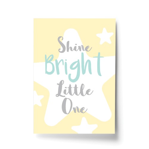 Yellow Nursery Prints / Nursery Wall Art / Baby Girl Boy Room