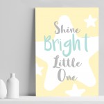 Yellow Nursery Prints / Nursery Wall Art / Baby Girl Boy Room