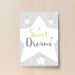 Grey Yellow Nursery Prints Nursery Wall Pictures Baby Room Decor