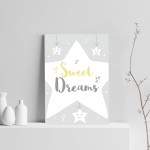 Grey Yellow Nursery Prints Nursery Wall Pictures Baby Room Decor