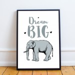 Safari Animal Framed Nursery Prints / Baby Room Nursery Wall Art