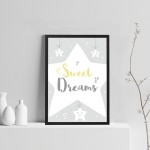 Grey Yellow Nursery Prints Baby Room Nursery Wall Art Baby Gifts
