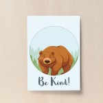 Bear Animal Prints For Nursery / Wall Art For Baby Room Nursery