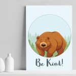 Bear Animal Prints For Nursery / Wall Art For Baby Room Nursery