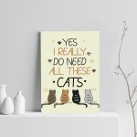 Cat Print Bedroom Wall Art Home Decor Funny Cat Sign Cat Gift