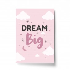 DREAM BIG Pink Bedroom Decor Girls Bedroom Nursery Accessories