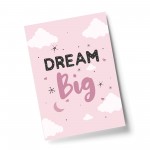 DREAM BIG Pink Bedroom Decor Girls Bedroom Nursery Accessories