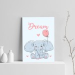 Cute Elephant Print For Girl / Boys Nursery Decor Nursery Art