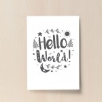 New Baby Gift Grey Nursery Decoration Baby Nursery Print Decor