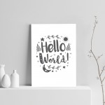 New Baby Gift Grey Nursery Decoration Baby Nursery Print Decor