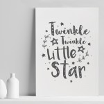 Grey Nursery Art Prints Pictures for Baby Boys Girls Bedroom