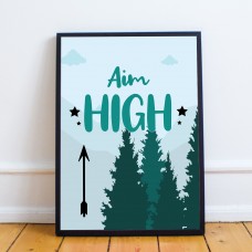 Nursery Prints For Baby Boy / Boys Bedroom Wall Art Decor Gifts