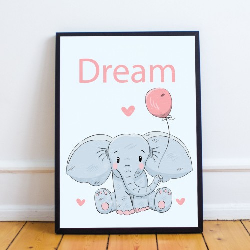 Animal Nursery Print For Girls Boys Bedroom Decor Nursery Art