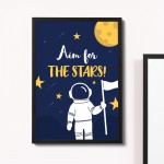 FRAMED Space Wall Art Boys Bedroom Decoration Baby Nursery Print