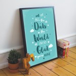 FRAMED Dad Birthday Gift Fathers Day Gift From Daughter Son