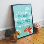 Boys Bedroom Sign Boys Bedroom Print Quote Dinosaur Wall Art