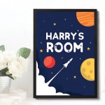 PERSONALISED Bedroom Sign Boys Bedroom Decoration Nursery Gift