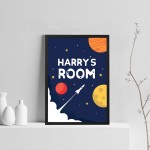 PERSONALISED Bedroom Sign Boys Bedroom Decoration Nursery Gift