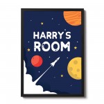 PERSONALISED Bedroom Sign Boys Bedroom Decoration Nursery Gift