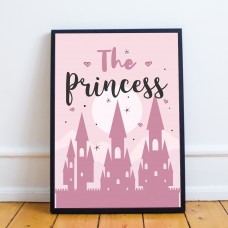 Little Girls Bedroom Accessories Princess Print Bedroom Decor