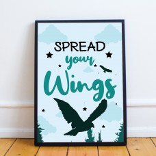 Nursery / Bedroom Wall Art Framed Prints / Nursery Decorations