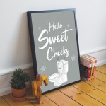 Hilarious Funny Bathroom Sign Funny Bathroom Print Toilet Sign