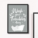 Bathroom Prints Framed Bathroom Prints Funny Home Decor Gift