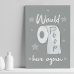 Funny Bathroom Sign Bathroom Print Funny Wall Art Toilet Sign