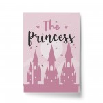 Pink Nursery Decor Girls Bedroom Decor Princess Wall Art 