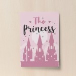 Pink Nursery Decor Girls Bedroom Decor Princess Wall Art 