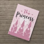 Pink Nursery Decor Girls Bedroom Decor Princess Wall Art 