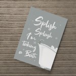 Funny Bathroom Quote Print Bathroom Toilet Loo Sign Decor