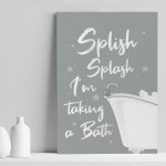 Funny Bathroom Quote Print Bathroom Toilet Loo Sign Decor