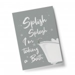 Funny Bathroom Quote Print Bathroom Toilet Loo Sign Decor