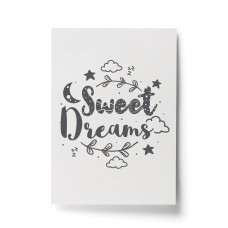 Cute Bedroom Sign Grey Nursery Print For Baby Girl Boy Bedroom
