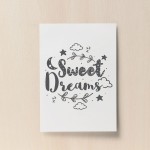 Cute Bedroom Sign Grey Nursery Print For Baby Girl Boy Bedroom