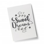 Cute Bedroom Sign Grey Nursery Print For Baby Girl Boy Bedroom