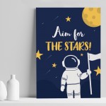 Space Print Boys Bedroom Wall Art Room Decoration Nursery Decor