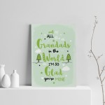 Fathers Day Gift For Grandad Birthday Gift From Granddaughter