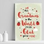 Grandma Gifts Birthday Gift For Grandma From Granddaughter Son