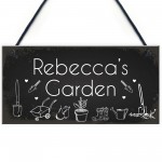 Personalised GARDEN SIGN Summerhouse Sign Garden Shed Sign