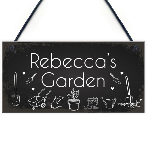 Personalised GARDEN SIGN Summerhouse Sign Garden Shed Sign