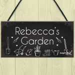 Personalised GARDEN SIGN Summerhouse Sign Garden Shed Sign