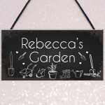 Personalised GARDEN SIGN Summerhouse Sign Garden Shed Sign
