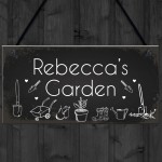 Personalised GARDEN SIGN Summerhouse Sign Garden Shed Sign