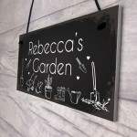 Personalised GARDEN SIGN Summerhouse Sign Garden Shed Sign