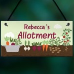 PERSONALISED Allotment Sign ANY NAME Garden Signs And Plaques